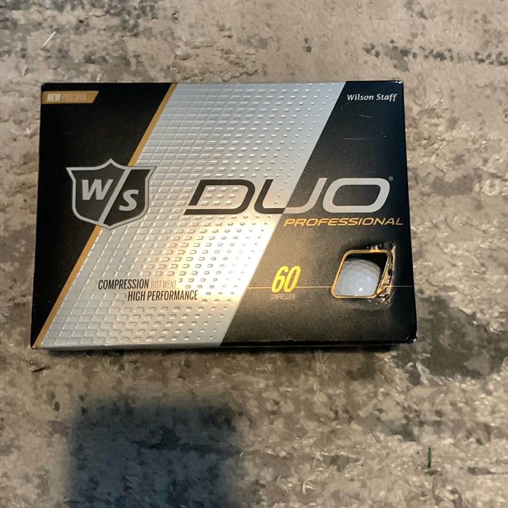 wilson dual professional golf balls